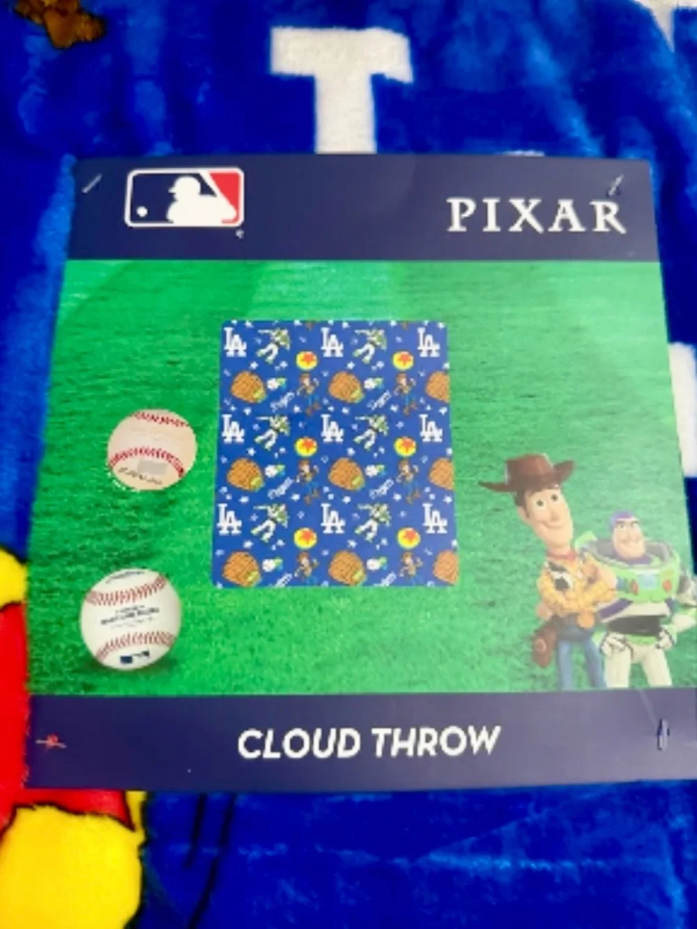 Toy Story Dodgers Blanket